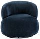 Homelegance® Ruvo Blue Swivel Chair-2