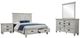 Coaster® Franco 4-Piece Distressed White Queen Storage Bedroom Set-0