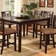 Furniture of America® Central Park Dark Cherry Square Counter Table-1