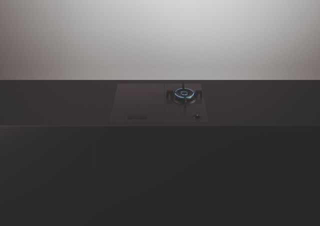 Fisher & Paykel 15" Black Glass Gas Cooktop-3