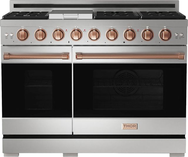 Thor Kitchen® Gordon Ramsay Series 48" Stainless Steel Pro Style Gas Range-0