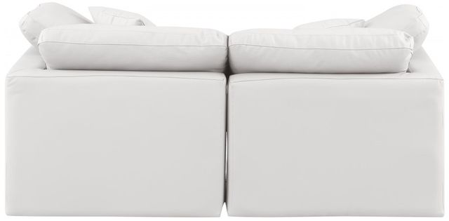 Meridian Furniture Indulge 2-Piece Cream 70" Sofa-3