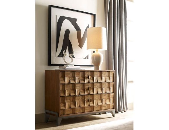 American Drew® AD Modern Synergy Walnut Pattern Console-1