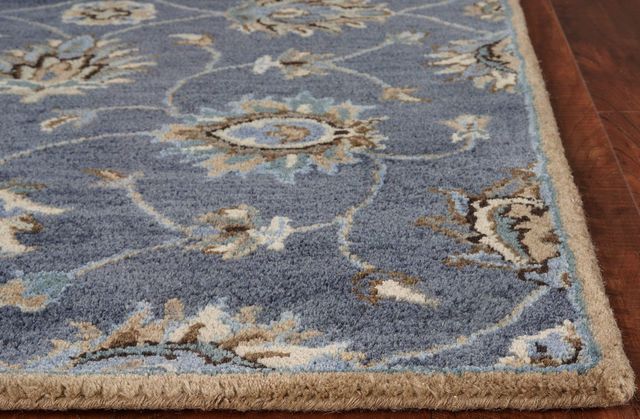 KAS Rugs Syriana Midnight Kashan 5'x8' Rug-1