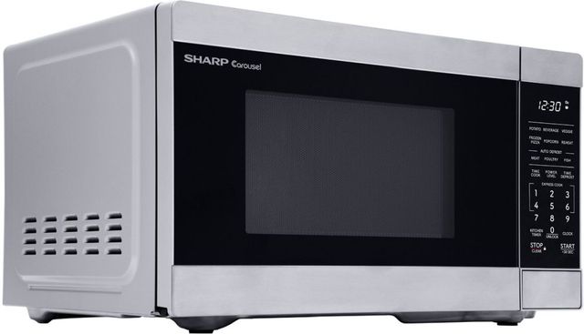 Sharp® 0.9 Cu. Ft. Stainless Steel Countertop Microwave -1