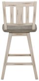 Homelegance® Amsonia Distressed Gray/White Sand Swivel Counter Chair-3
