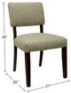 Bassett® Furniture Bailey Brown Upholstered Side Chair-2