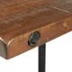 Olliix by INK+IVY Reclaimed Brown/Gun Metal Trestle Dining/Gathering Table-3