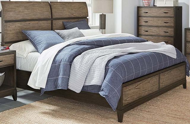 aspenhome® Westlake Portobello King Sleigh Bed-0
