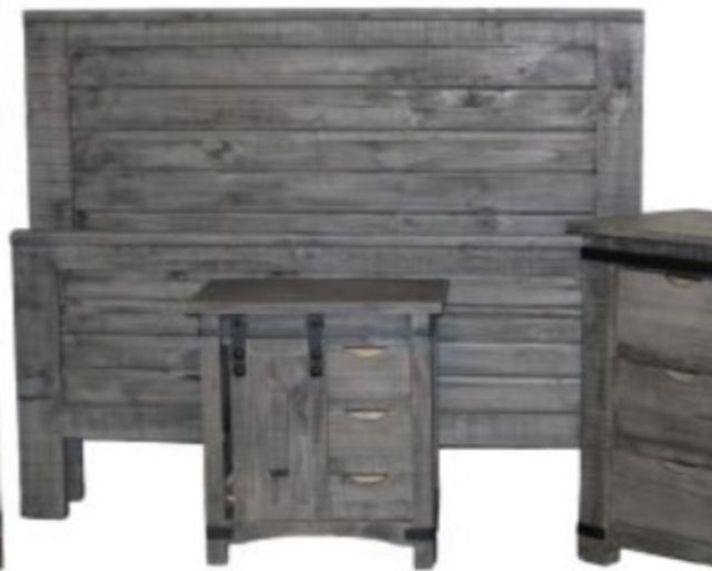 Million Dollar Rustic 4-Piece Gray Bedroom Storage Set-2