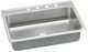 Elkay Lustertone® Classic Lustrous Satin Stainless Steel 31" x 22" x 6" 1-Hole Single Bowl Drop-in ADA Sink with Quick-Clip-0