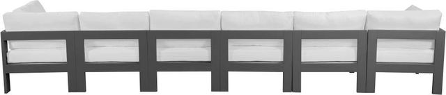 Meridian Furniture Nizuc White Outdoor Patio Modular Sofa-3