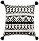 Livia Bohemian Black/Ivory Decorative Pillow-0