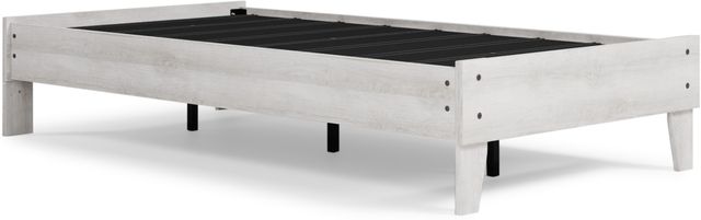 Signature Design by Ashley® Shawburn 4-Piece Whitewash Full Platform Bed Set-1