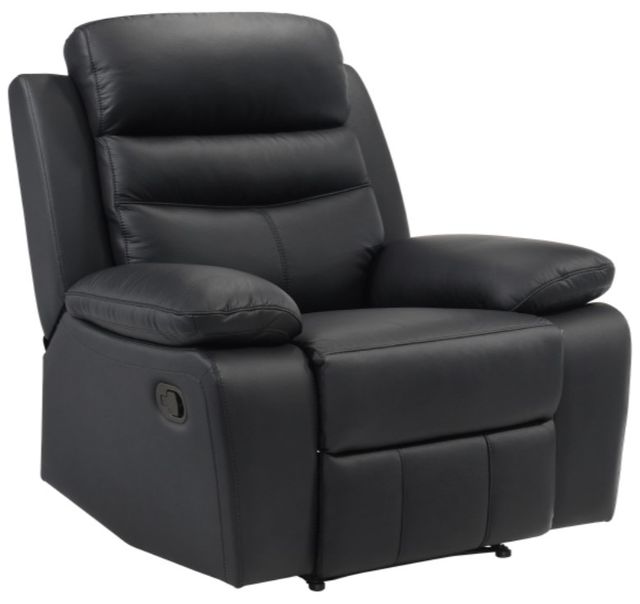 Homelegance® Hancock Black Manual Recliner-0
