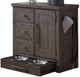 Liberty Furniture Modern Farmhouse Flea Market Dusty Charcoal Pet Feeder-0