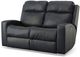 Flexsteel® Cody Dark Blue Power Reclining Loveseat with Power Headrests-5