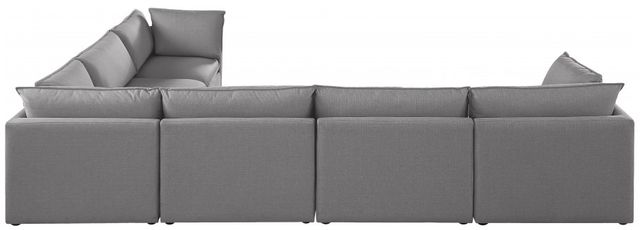 Meridian Furniture Mackenzie 6-Piece Grey Modular Sectional Set-3