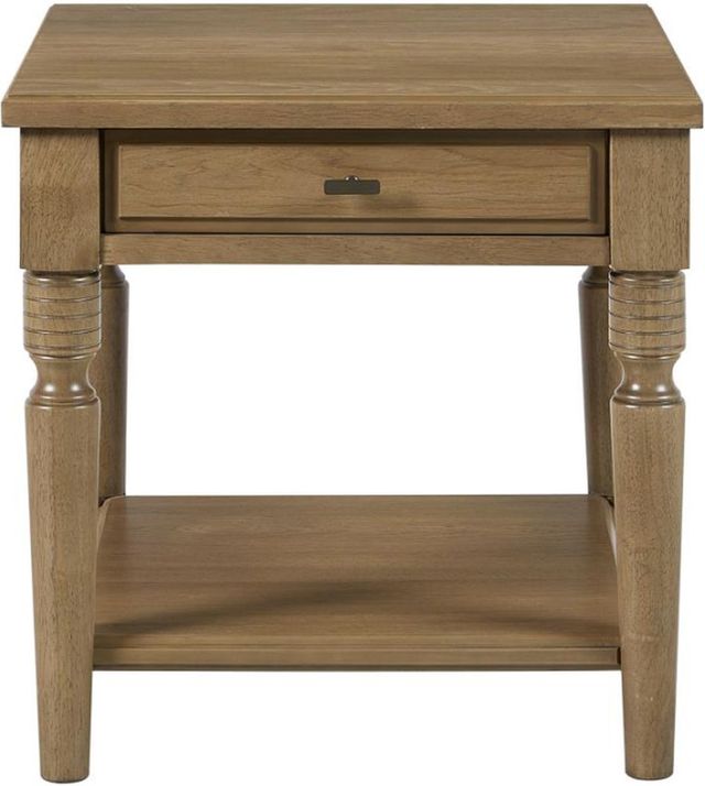 Bernards Tarrington Almond End Table-2