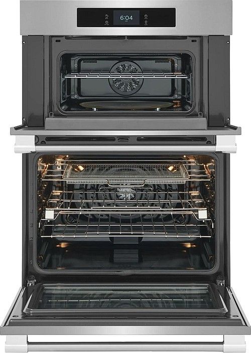 Frigidaire Professional® 30" Smudge-Proof® Stainless Steel Oven/Micro Combo Electric Wall Oven-1