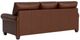 Bassett® Furniture Customizable Carolina Leather Roll Arm Queen Sleeper Sofa-2