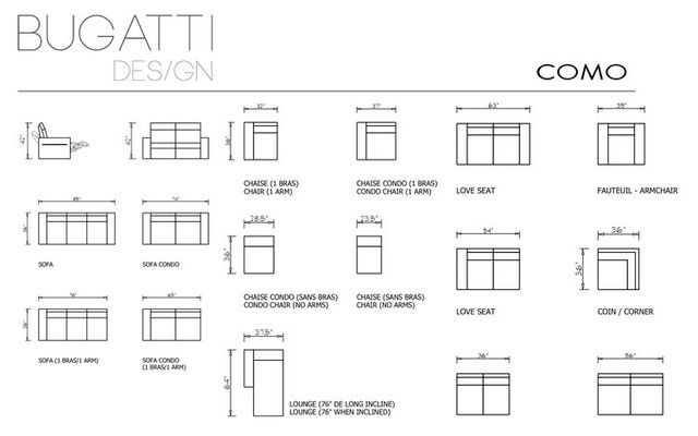 Bugatti Design Como Electric Reclining Loveseat-2
