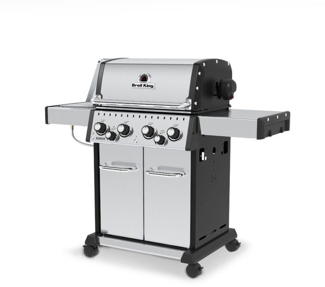Broil King® Baron™ S 490 PRO 3-Burner Stainless Steel Freestanding Liquid Propane Grill-1