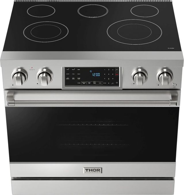 Thor Kitchen® Gordon Ramsay Series 36" Stainless Steel Pro Style Electric Range-1