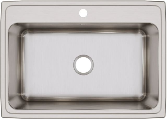 Elkay Lustertone® Classic Lustrous Satin 31" x 22" x 11-5/8" 1-Hole Single Bowl Drop-In Sink-1