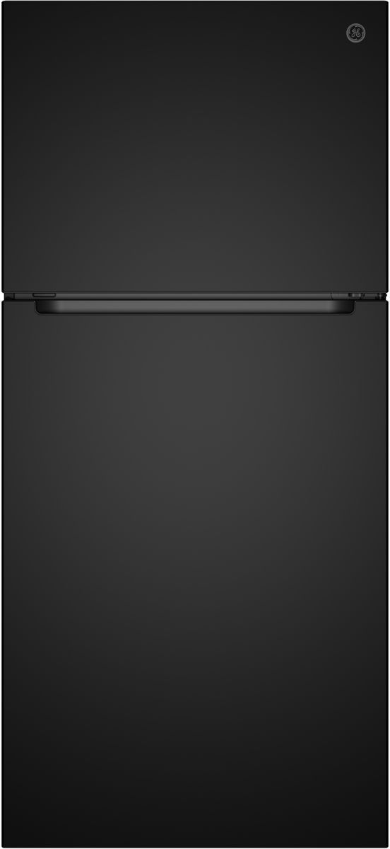 GE® 30" 19 Cu. Ft. Black Garage Ready Top Freezer Refrigerator-0