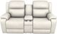 La-Z-Boy® Dorian Dove Power Reclining Loveseat with Console and Headrest-1