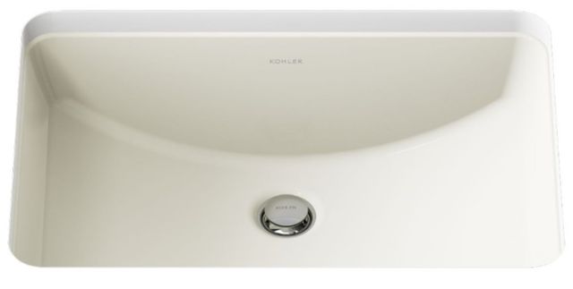 Kohler Ladena® Biscuit 23.25" Rectangular Undermount Bathroom Sink-4
