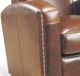 Campio Furniture Legacy Leather Trend Brown Chair-1