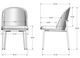 Amisco Customizable Luongo Dining Side Chair-4
