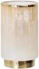 Stylecraft Gold Etching Glass Ombre Vase with Gold Metal Rim-0