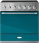 AGA™ Mercury 36" Stainless Steel Pro Style Induction Range with Salcombe Blue Door-0