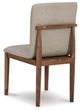 Millennium® by Ashley® Isanti Beige/Light Brown Dining Chair-3