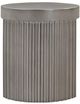 Armen Living Wave Grey Accent Stool End Table-1