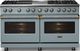 Viking® 5 Series 60" Novembery Sky Pro Style Dual Fuel (NG) Range with Brushed Brass Trim-4