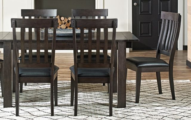 A-America® Mariposa Warm Gray Slatback Dining Side Chair-1
