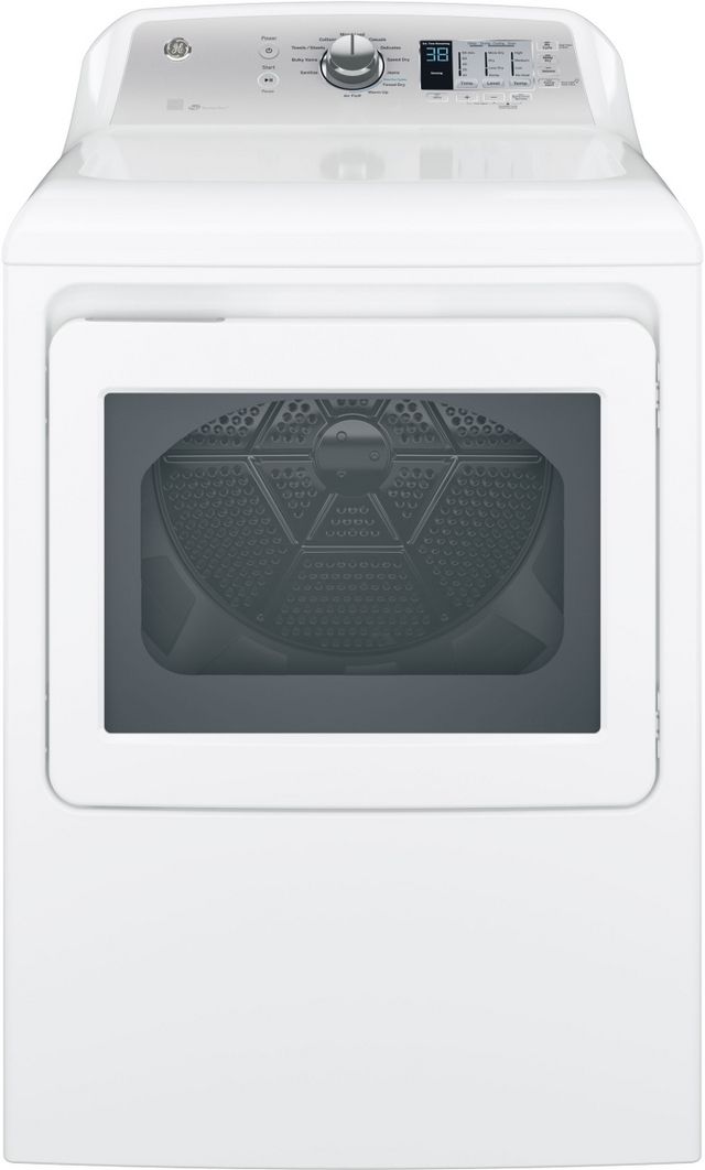 GE® 7.4 Cu. Ft. White Electric Dryer-0