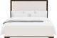 Riverside Furniture Lydia Dark Cabernet King Upholstered Panel Bed with Storage-1