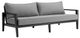 Armen Living Cayman Dark Gray Fabric Outdoor Seating Set-1
