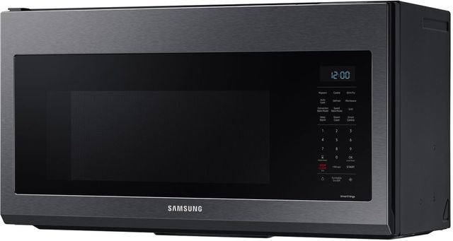 Samsung 1.7 Cu. Ft. Fingerprint Resistant Black Stainless Steel Over the Range Convection Microwave-3