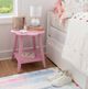 Linon Petunia Pink Side Table-1