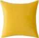 Livia Velvet Yellow Decorative Pillow-0