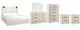 Signature Design by Ashley® Cambeck 6-Piece Whitewash White King Panel Bed Set-0