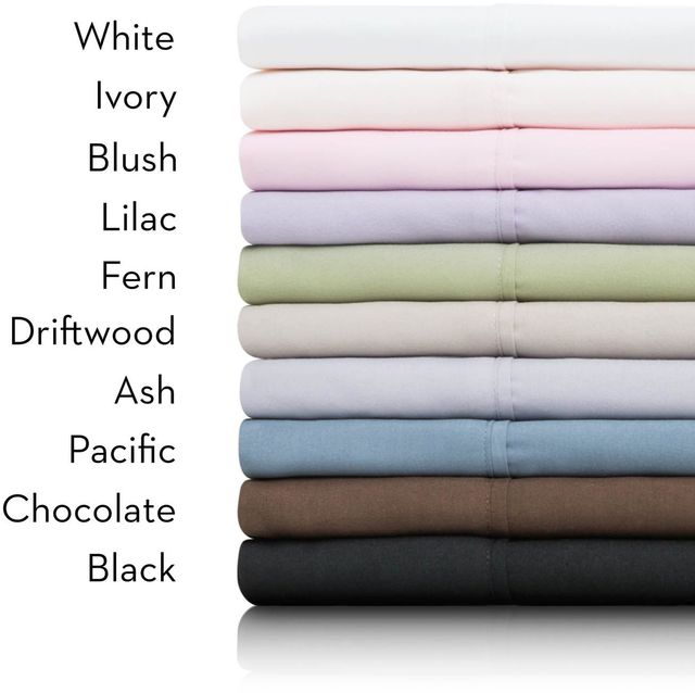 Malouf® Woven™ Brushed Microfiber Chocolate Twin Sheet Set-2