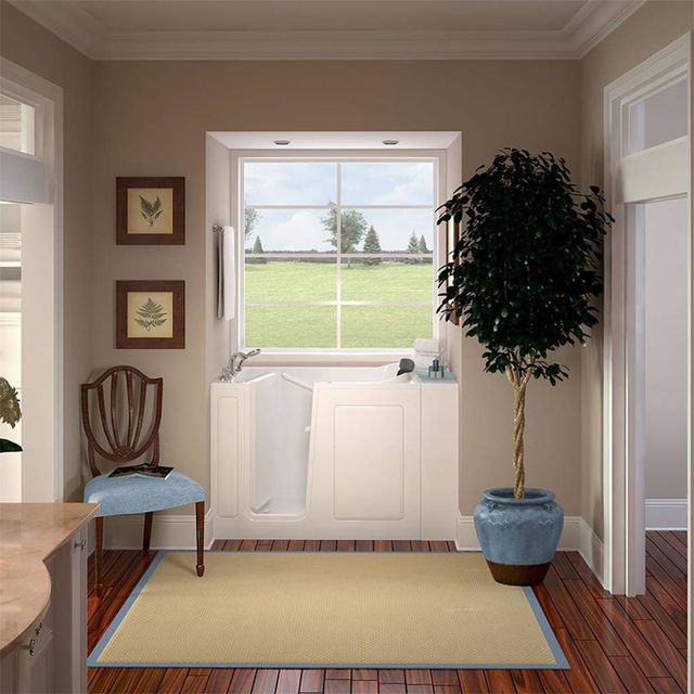 American Standard Premium Series White Alcove Walk-In Air Spa Tub-3