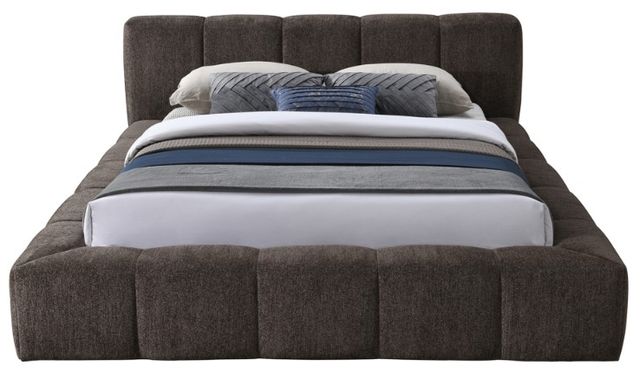 Meridian Furniture Carlin Brown Full Upholstered Panel Bed-1